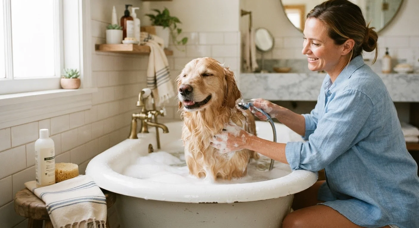 Bathing a Dog: Frequency, Technique, and Coat-Type Considerations