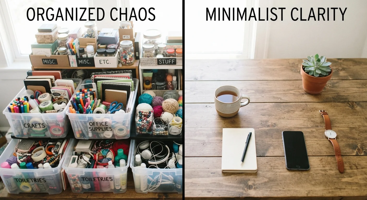 Decluttering vs. Organizing: They're Not the Same Thing