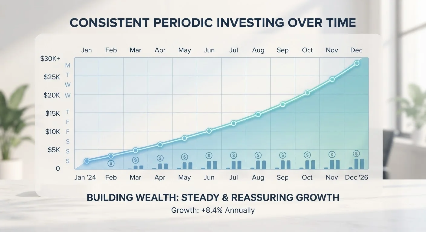 Dollar-Cost Averaging: The Investing Habit That Removes Timing Pressure