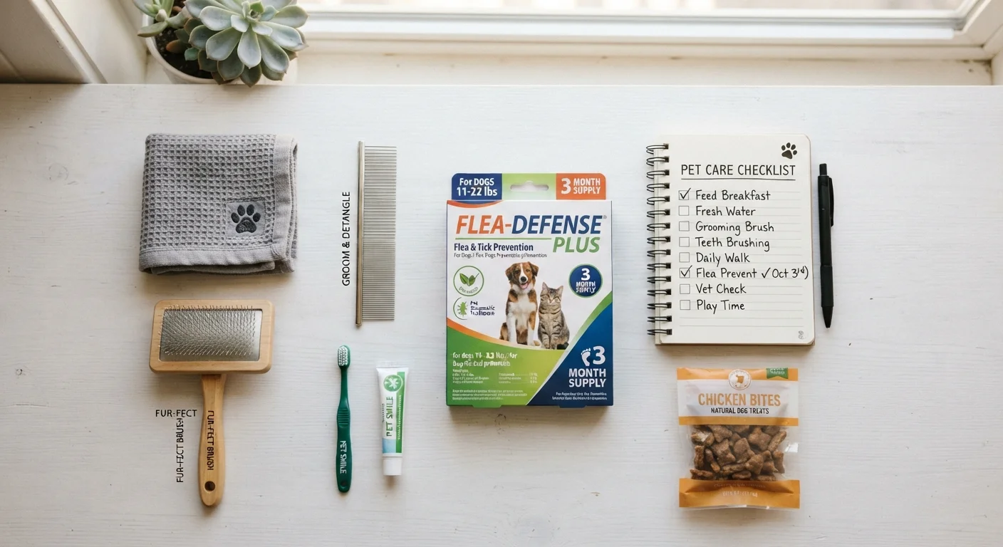 Monthly Pet Care Checklist for Dogs and Cats