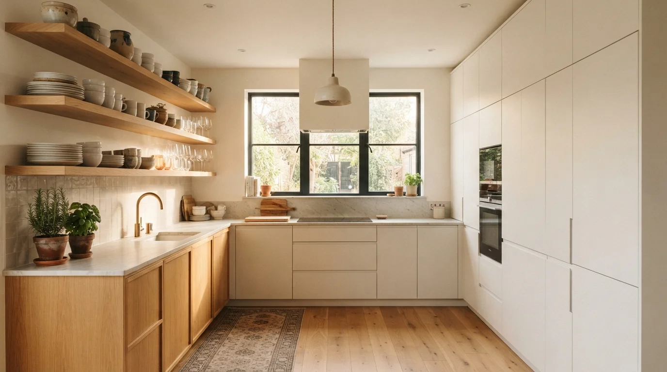 Open Shelving vs. Closed Cabinets in the Kitchen