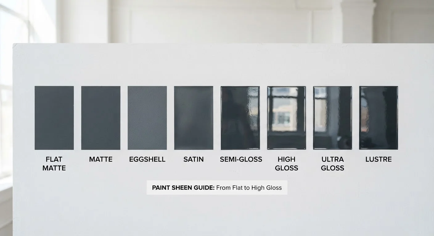 Paint Sheens Decoded: Flat, Eggshell, Satin, Semi-Gloss, and Gloss