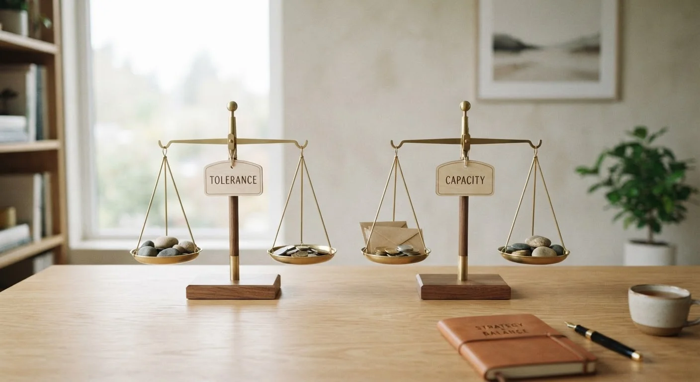 Risk Tolerance vs. Risk Capacity: Two Different Things Every Investor Should Understand