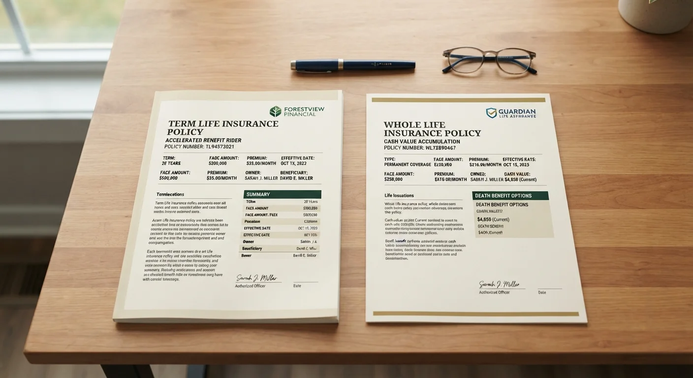 Term Life vs. Whole Life Insurance: Two Very Different Promises