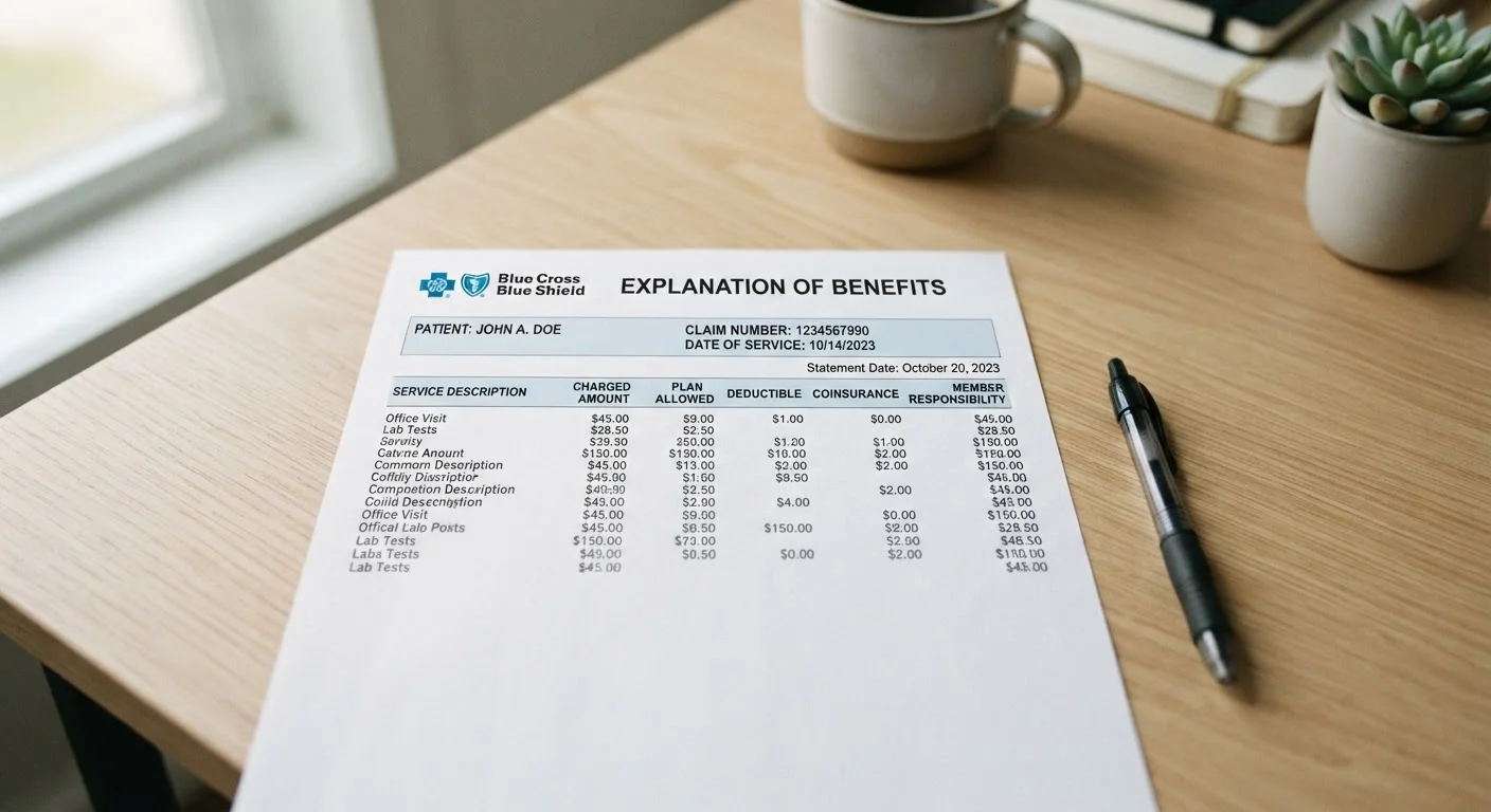 Understanding Your Explanation of Benefits and Claims Summary