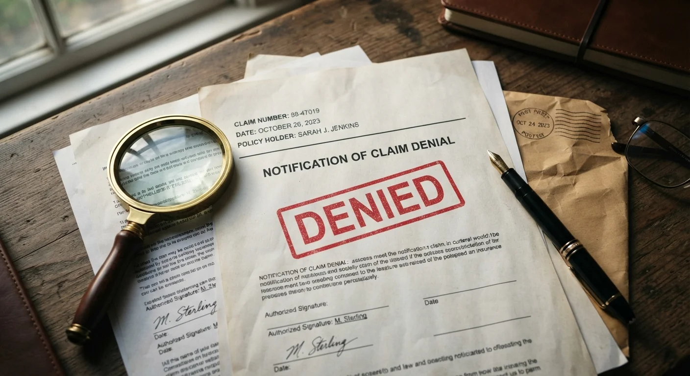 Why Claims Get Denied — and What the Fine Print Usually Says